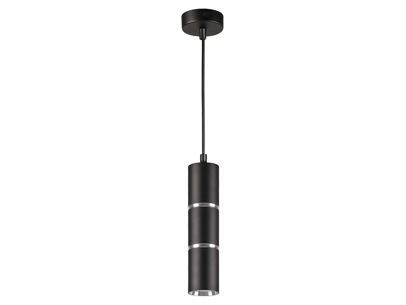 Lampa wisząca Bamboo aluminiowa czarna