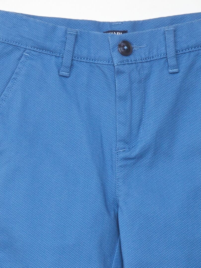 Spodnie chino slim - niebieskie