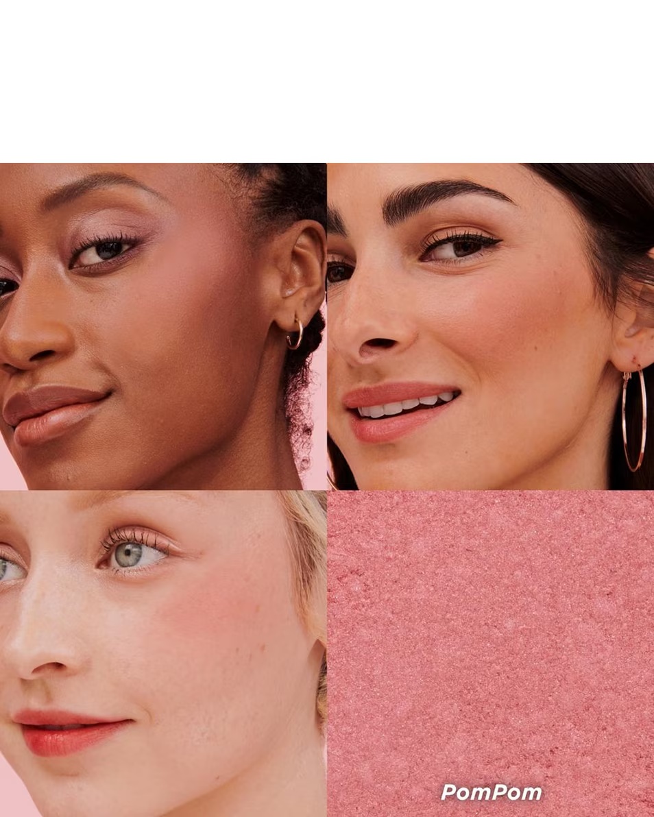 BENEFIT COSMETICS ŠKATLA PUDROV POMPOM RDEČILO V PUDRU WANDERFUL WORLD