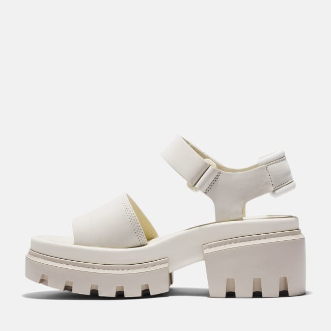 Sandalo a Doppia Fascia Everleigh da Donna in                bianco