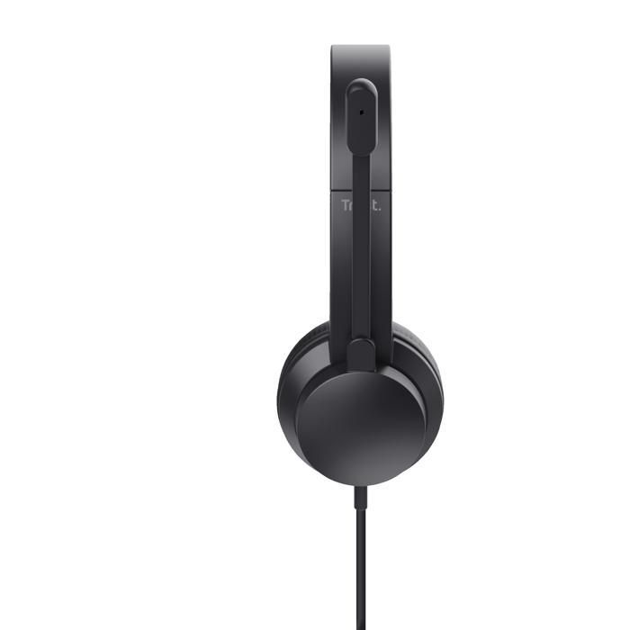 Auriculares USB Trust Ayda - Ligeros - Diadema ajustable - Para chat, Teams, Zoom