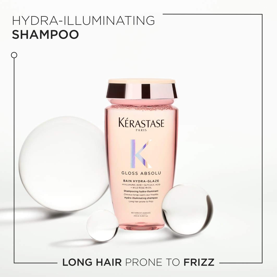 Kérastase Gloss Absolute Bain Hydra-Glaze plaukų šampūnas, 80 ml