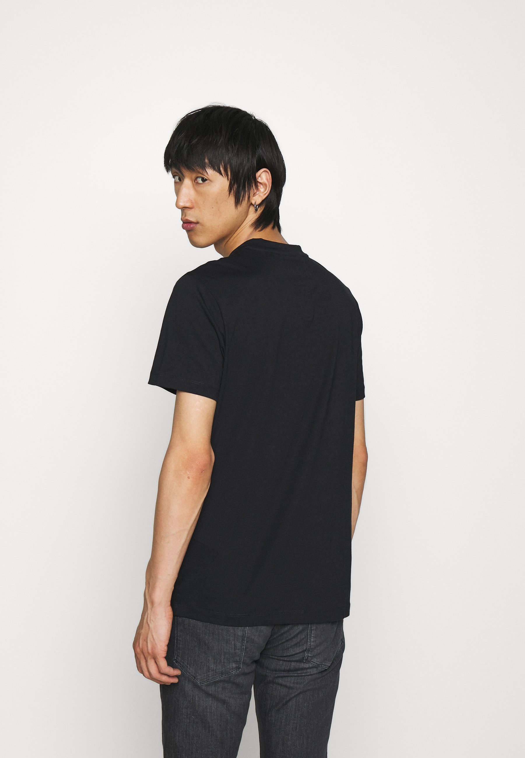 T-shirt stampata Emporio Armani - blu navy