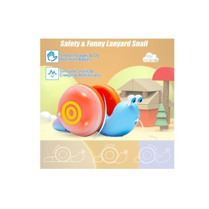 Babyspielzeug – Schnecke – Licht – Musik – ab 12 Monaten