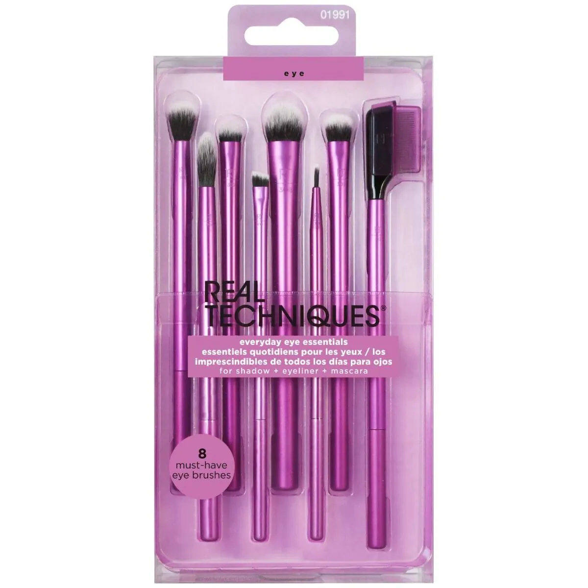 Real Techniques Zestaw pędzli Everyday Eye Essentials