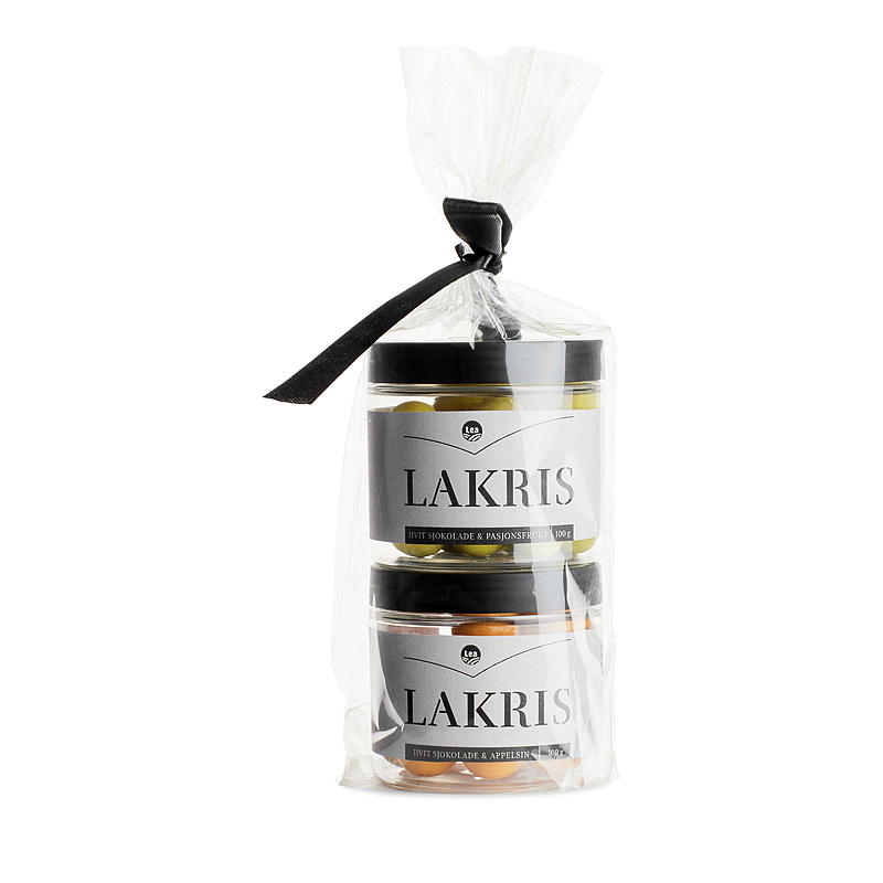 Lea Schokoladenkugeln mit Lakritz, 2er-Packung in Zellophan