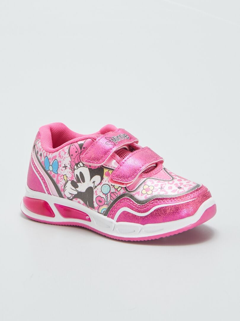 Lichtgevende 'Minnie' sneakers - fuchsia
