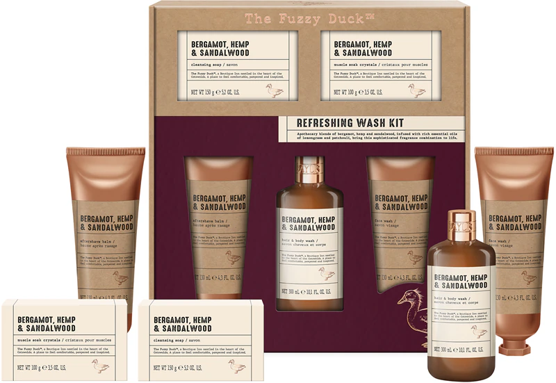 Baylis & Harding The Fuzzy Duck Bergamot, Hennep & Sandelhout Cadeauset voor Mannen
