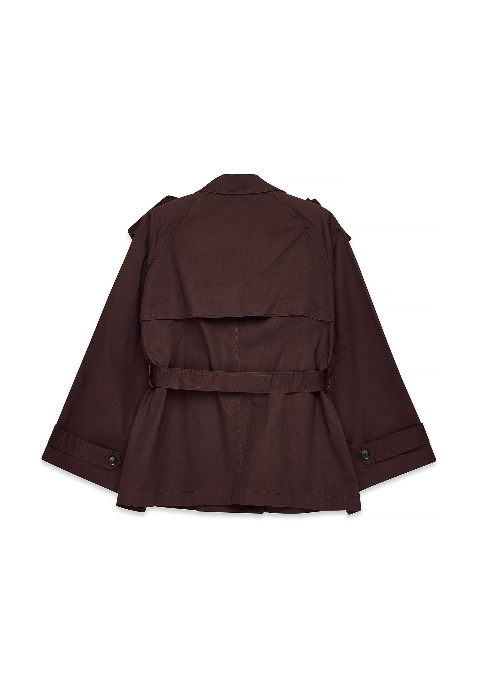 NA-KD OVERSIZED MIDI - Trenchcoat - pruim
