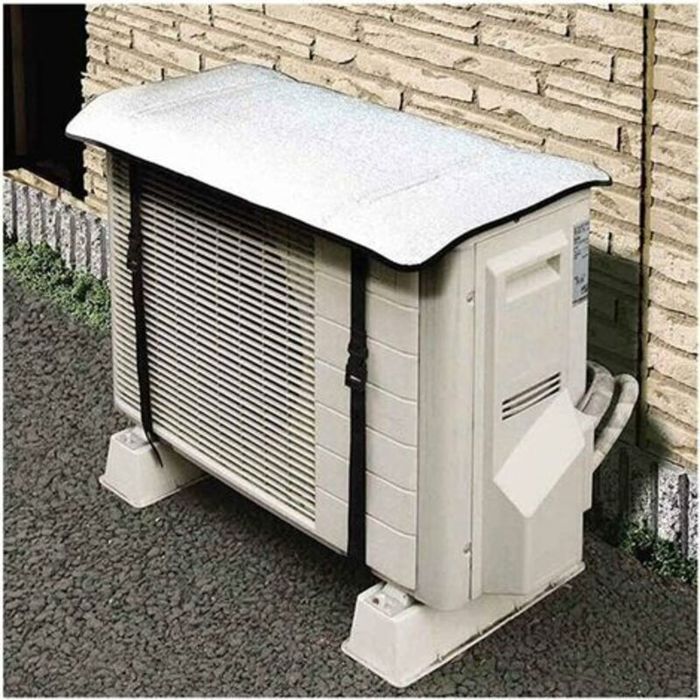 5mm Aluminum Outdoor Air Conditioner Cover – UV Protection and Dustproof – Compatible with Split Heat Pumps