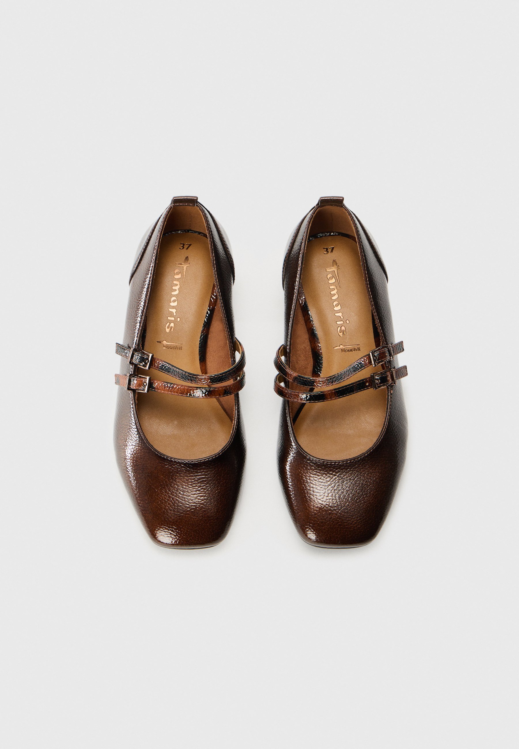 Tamaris Classic décolleté - pettine marrone