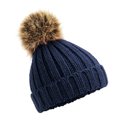  Beechfield Kids muts met pompon