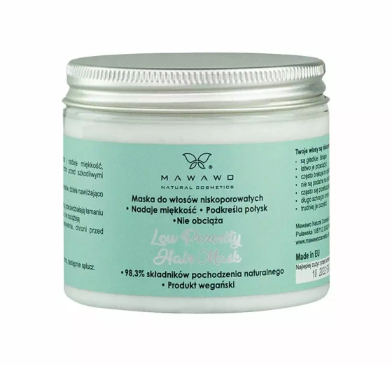 Mawawo Low Porosity Hair maska do włosów niskoporowatych 200ml