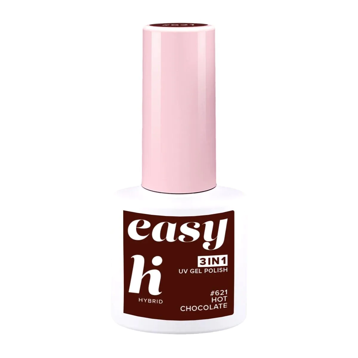 Hi Hybrid Lakier hybrydowy Easy 3w1, 621 Hot Chocolate