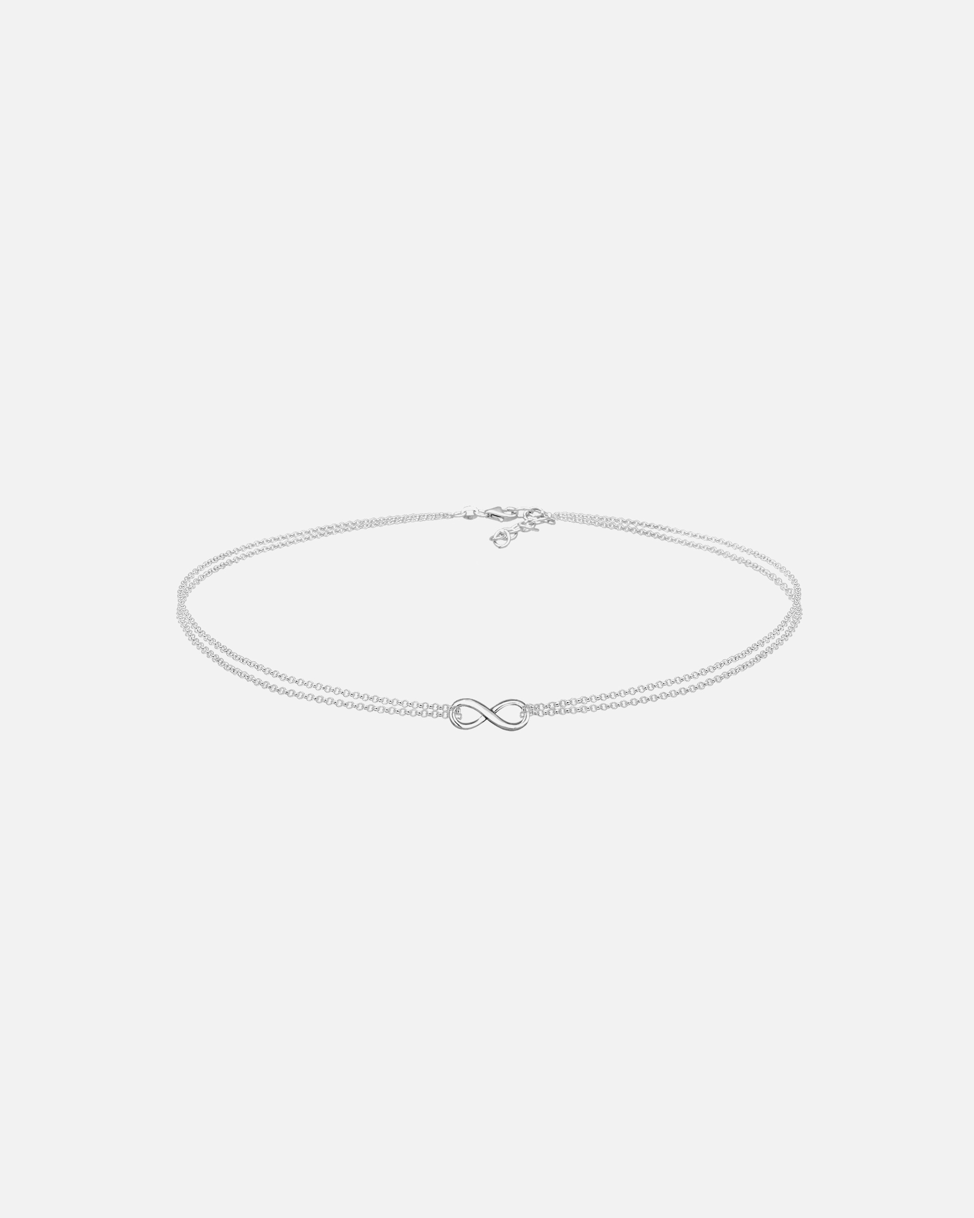 Elli Femmes Choker Infinité Éternité Tendance en Argent Sterling 925