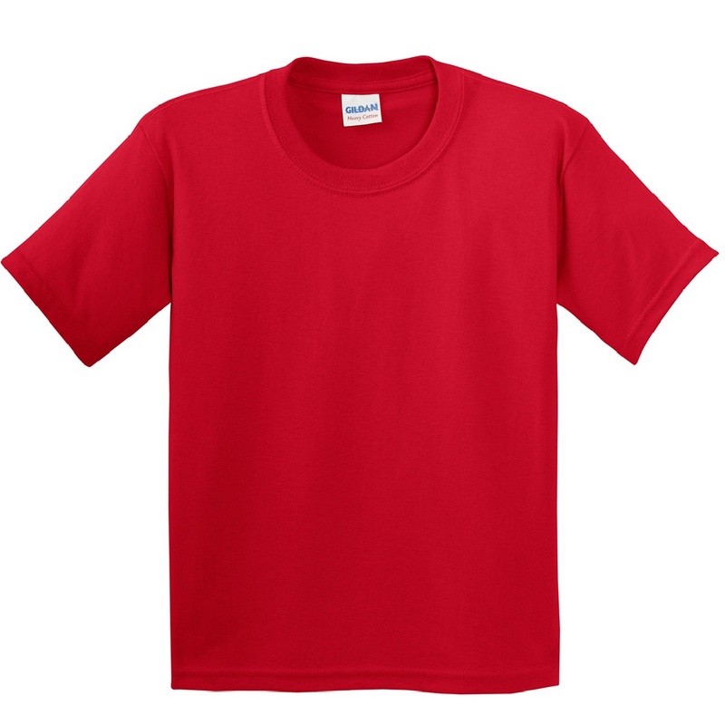 Tricou Gildan Basic cu mânecă scurtă, din bumbac gros