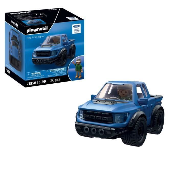 Playmobil 71858 Ford F-150 Raptor, Playmobil voiture Icon Cars, Classic Cars, 25 pièces, Kidulte, Dès 14 ans