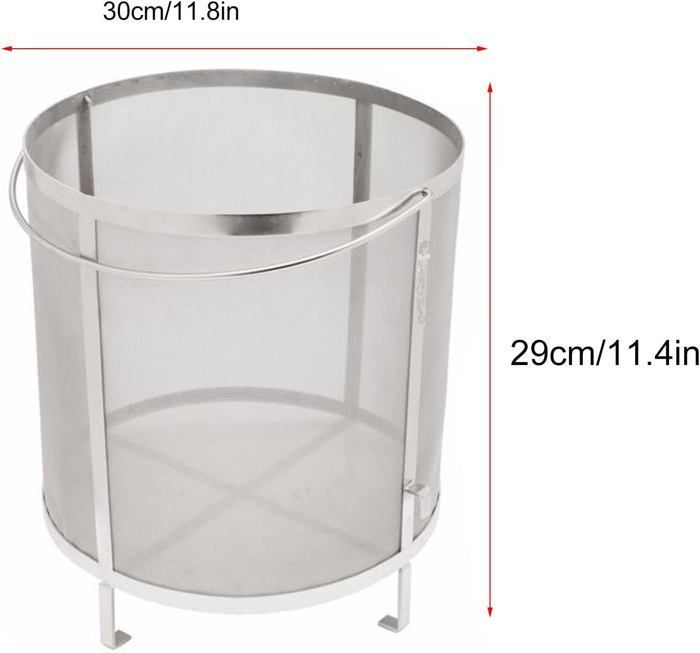 Filtre à Houblon avec Support, Filtre à Houblon de Bière en Acier Inoxydable pour Bière Maison