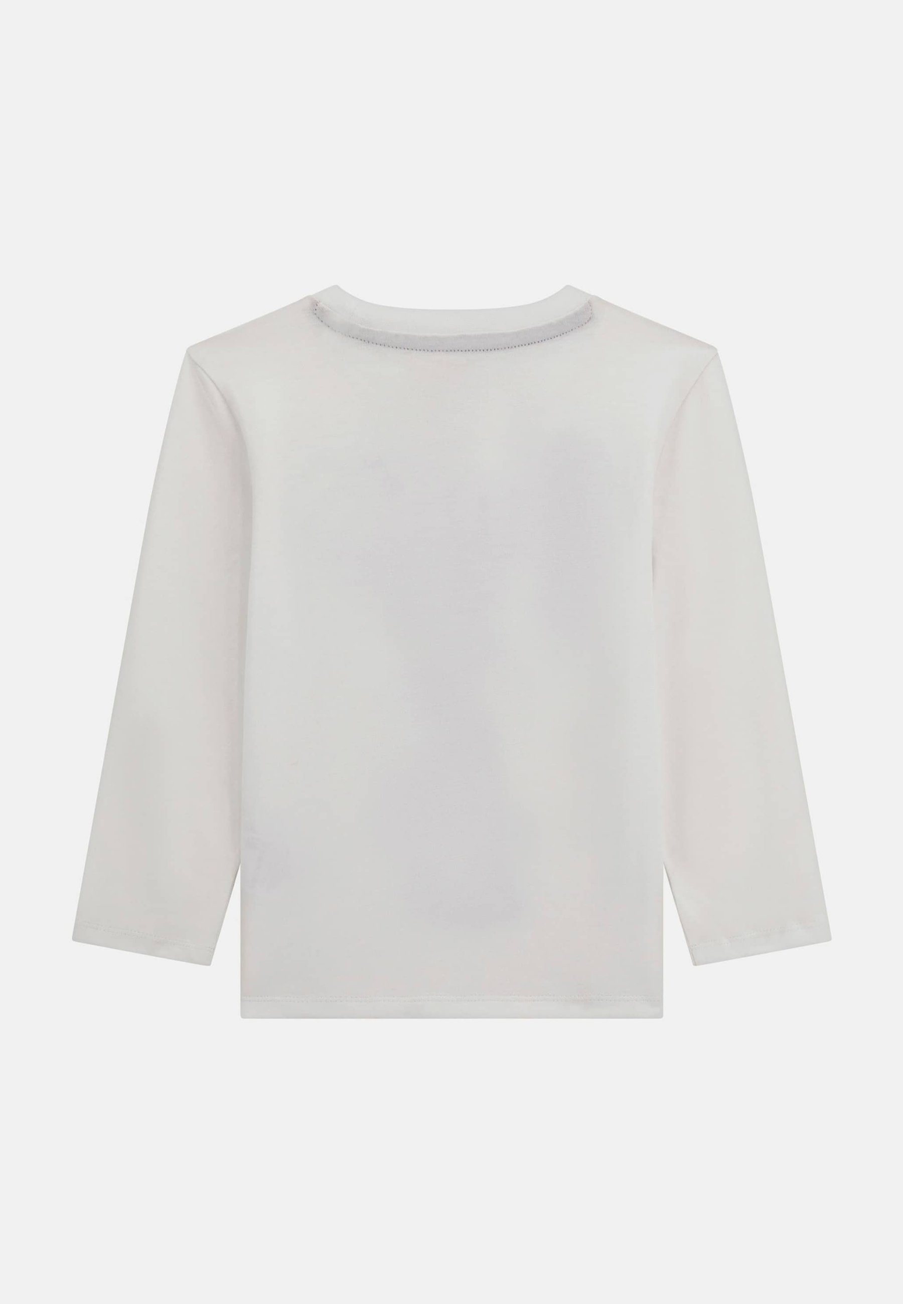 Maglia a maniche lunghe Guess con logo stampato - bianca