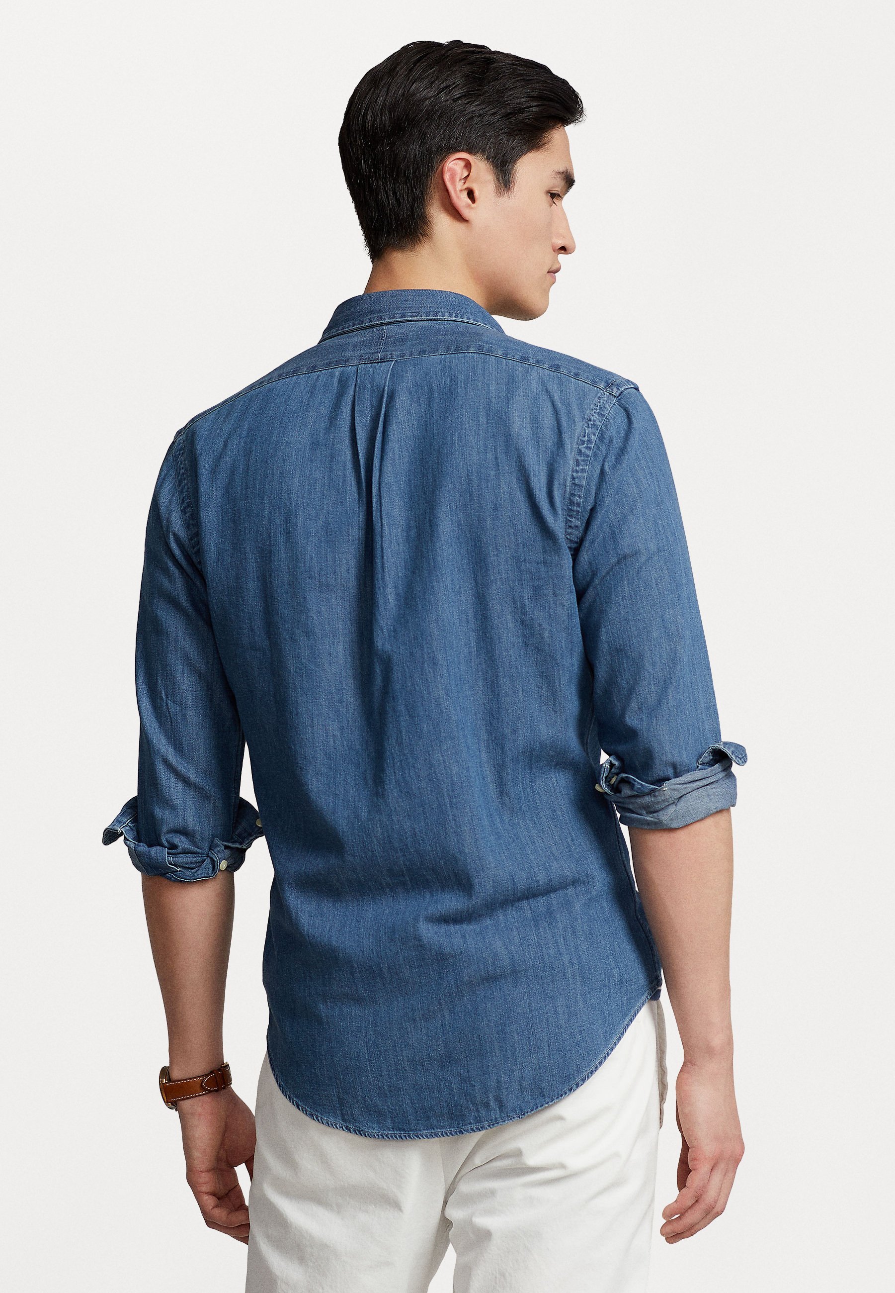Polo Ralph Lauren SLIM FIT SHIRT - Skjorte - dark wash