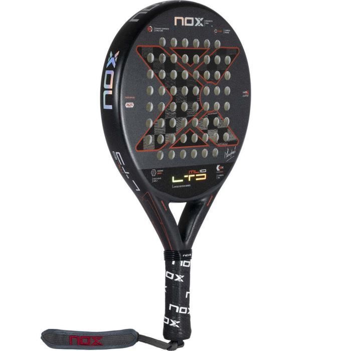 Raquette de padel - NOX - ML10 Pro Cup LTD 2023 - Mallette incluse - Faces carbone 18K - Caoutchouc HR3