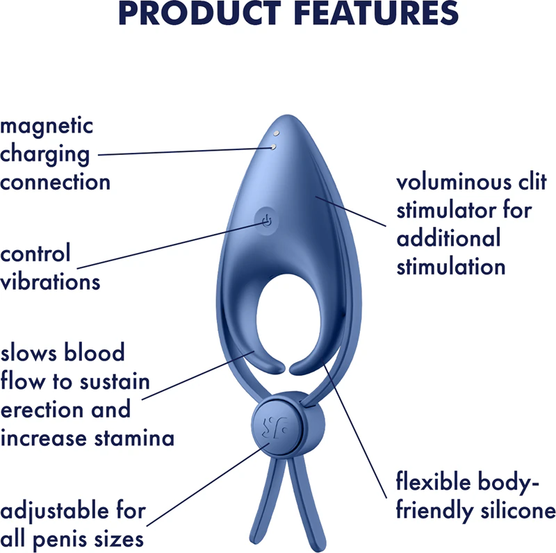 Satisfyer SNIPER vibrerende penisring