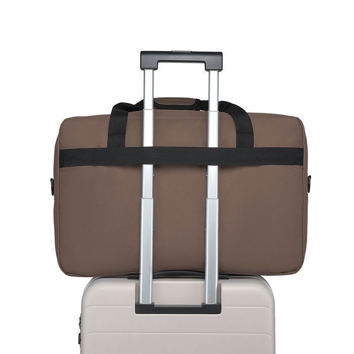 Bolsa de viaje - KONO - 55x35x25cm - 48L - Plegable - Marrón - Equipaje de cabina