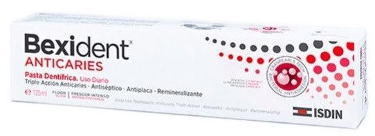 Bexident Anticaries trīskāršas darbības zobu pasta Zobu pastas un zobu pastas