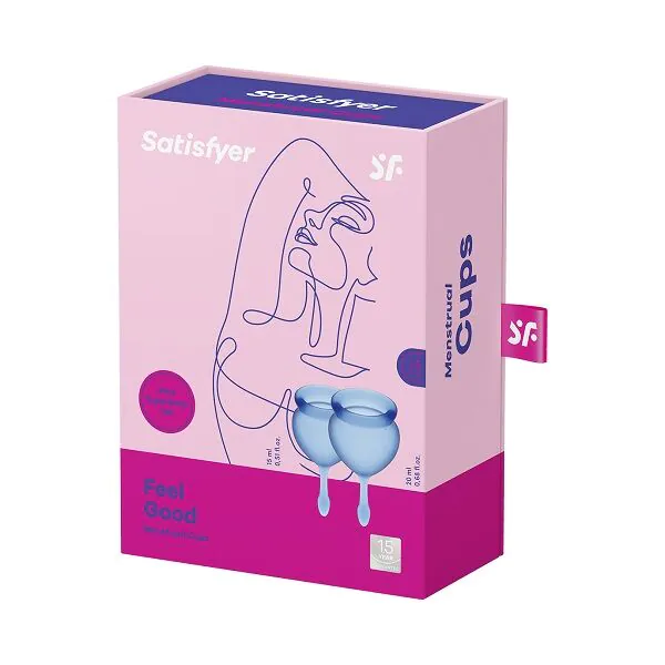 Satisfyer Feel Good Menstrual Cup Dark Blue