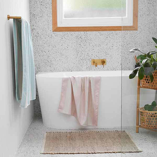 Dock & Bay Suuri Nopeasti Kuivuva Kylpypyyhe - Primrose Pink
