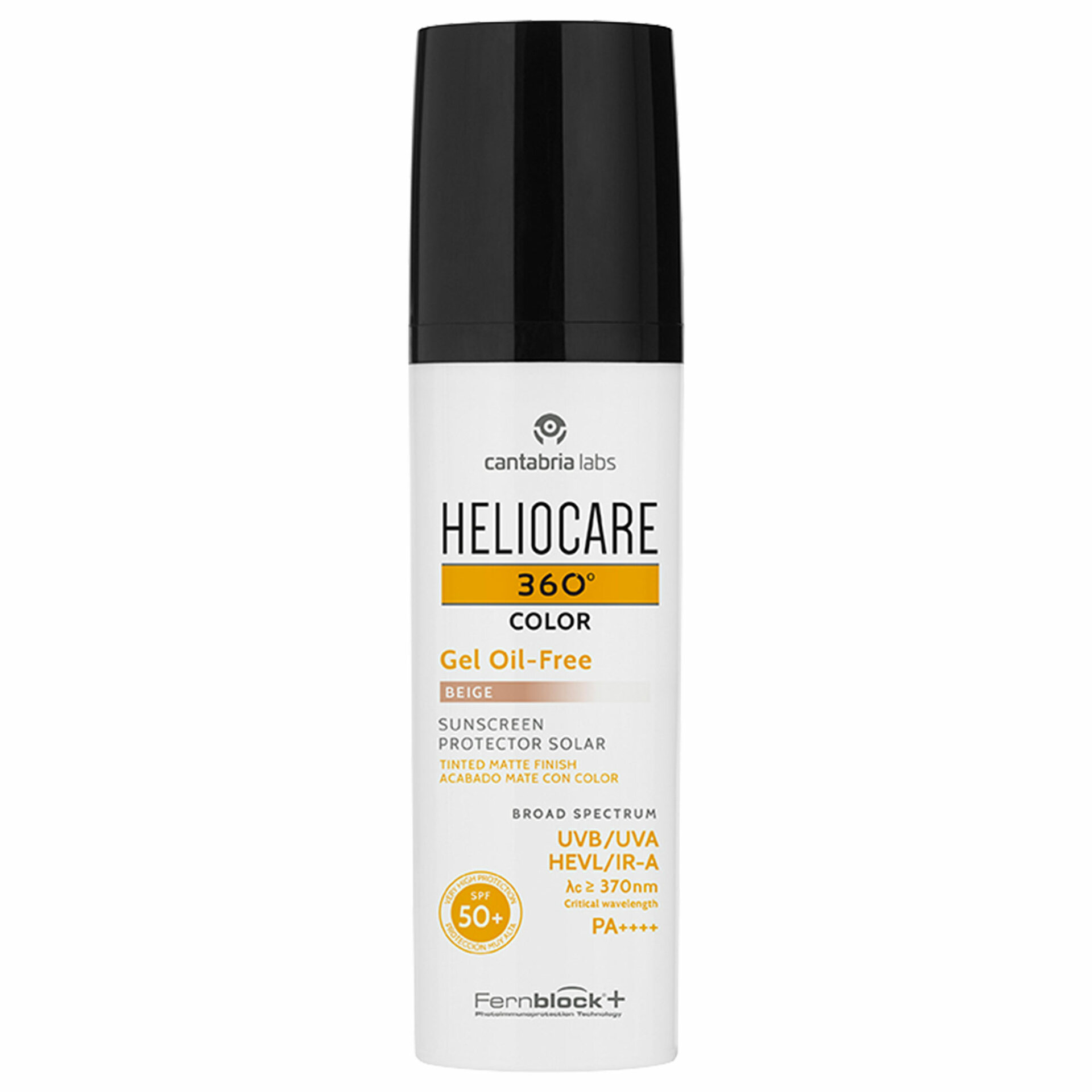 Spalvotas gelis be aliejaus SPF50+ 20 smėlio spalvos - Heliocare