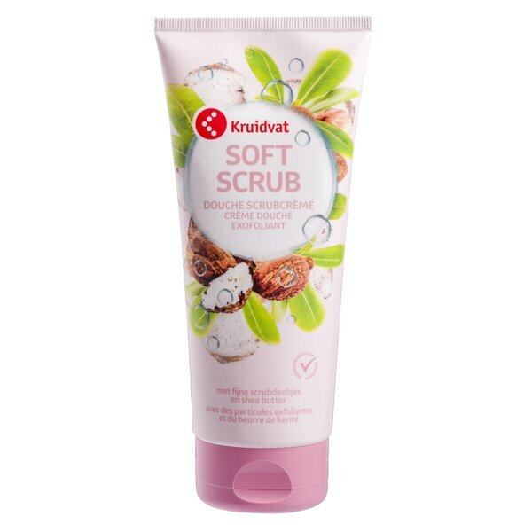 Kruidvat Soft Scrub dušo šveitiklis-kremas<br>200ml - sausai odai