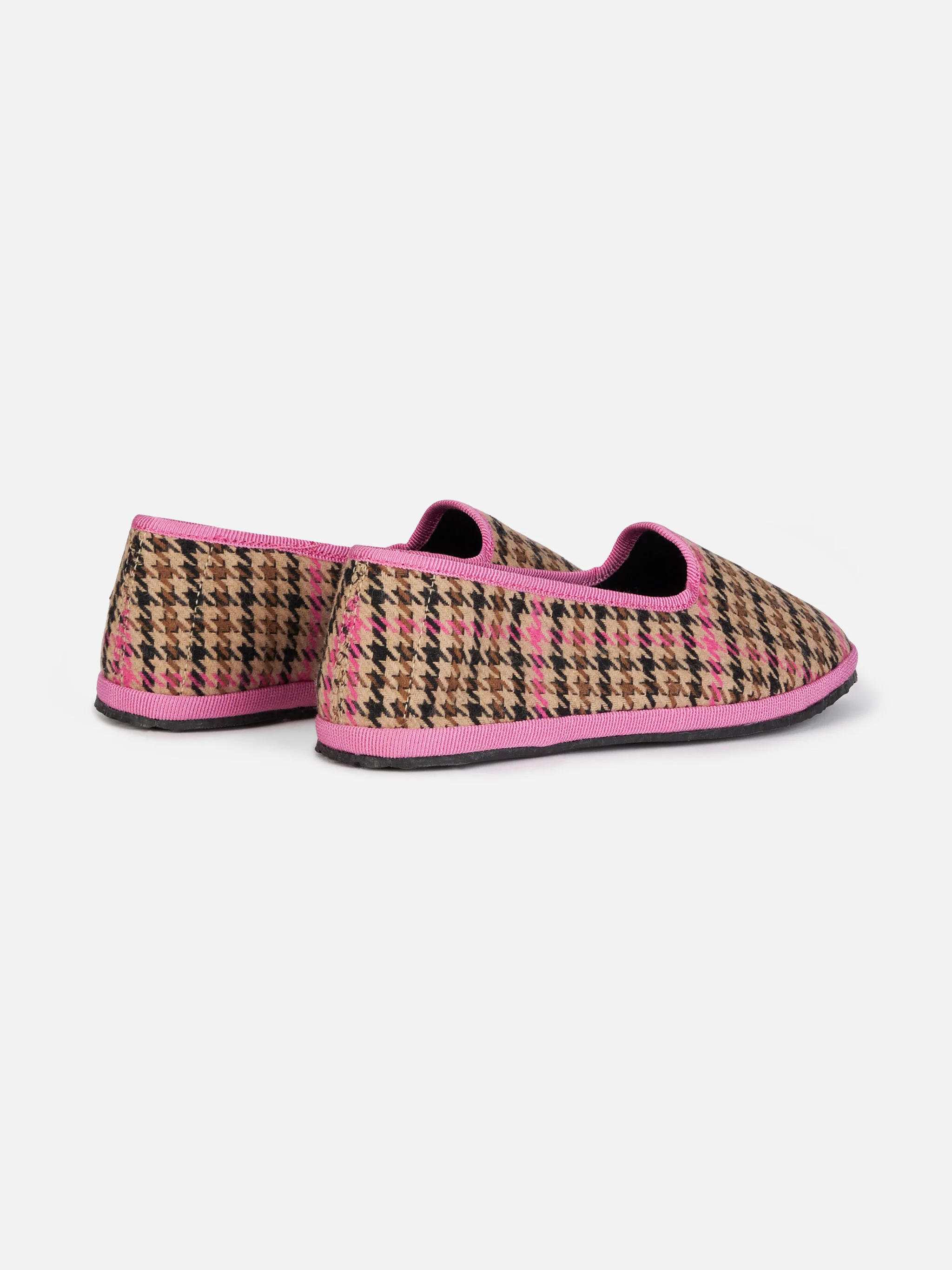 Mocassini pantofola pied de poule da bambina | MY CHALOM SPECIAL EDITI