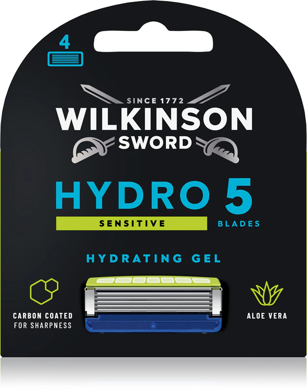 Lâminas de reposição Wilkinson Sword Hydro5 para pele sensível