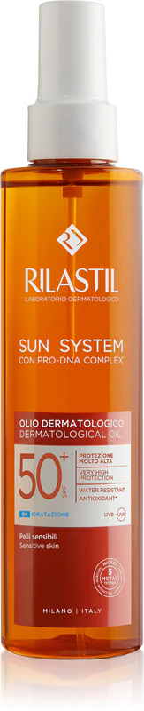 Óleo bronzeador hidratante Rilastil Sun System
