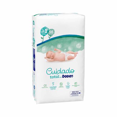 Pleny Dodot Total Care pro miminka 2-5kg Velikost 1 50 kusů 50 kusů