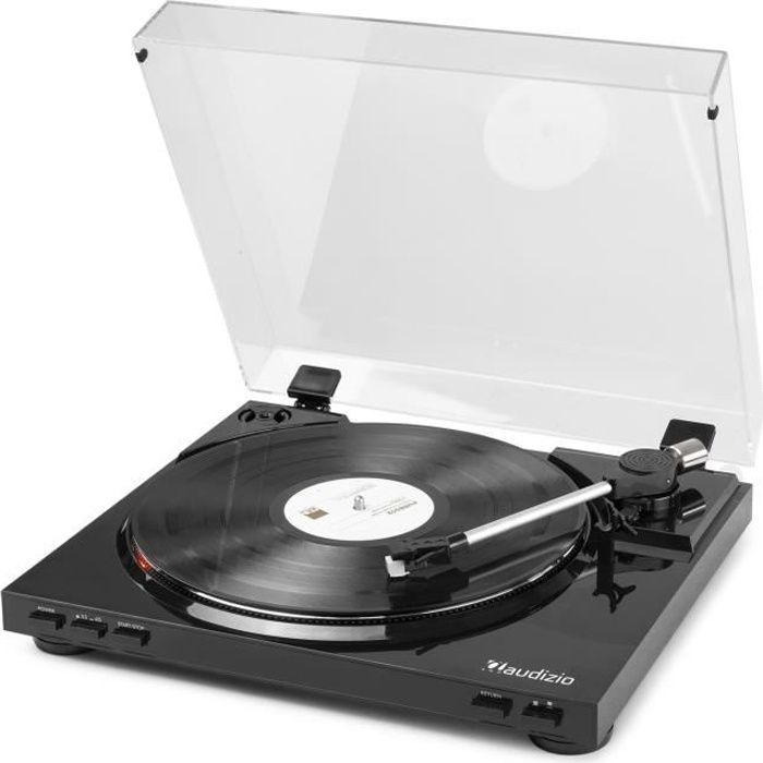 Audizio RP310 Premium Turntable - Black, Automatic Return, 2 Speeds
