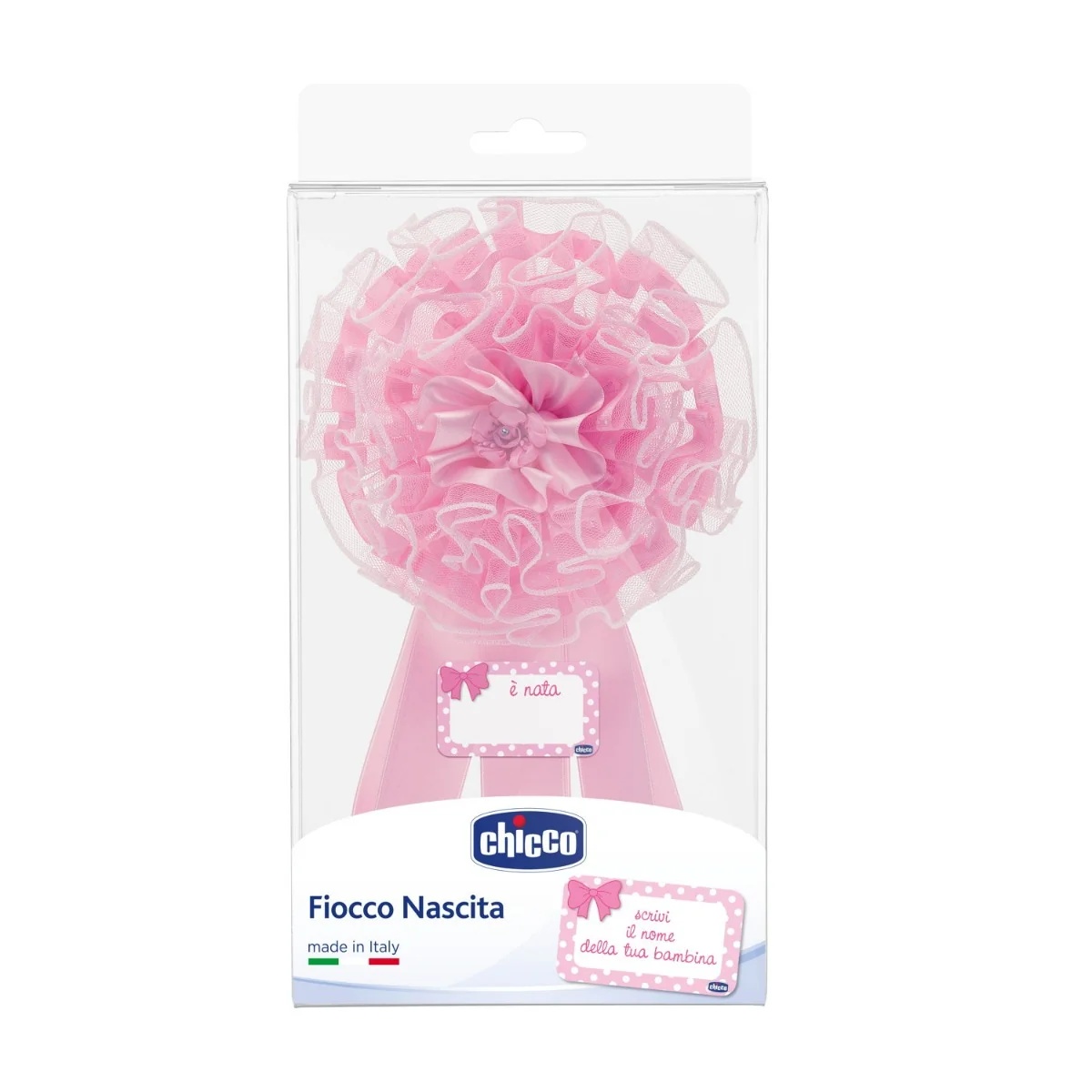 CHICCO Chicco rosa personalisierbare Geburtsschleife