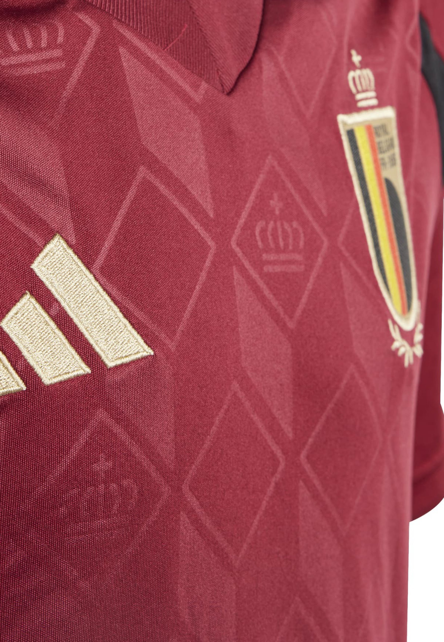 adidas Performance BELGIUM 24 HOME KIDS - Voetbalshirt - teamkleur bordeauxrood
