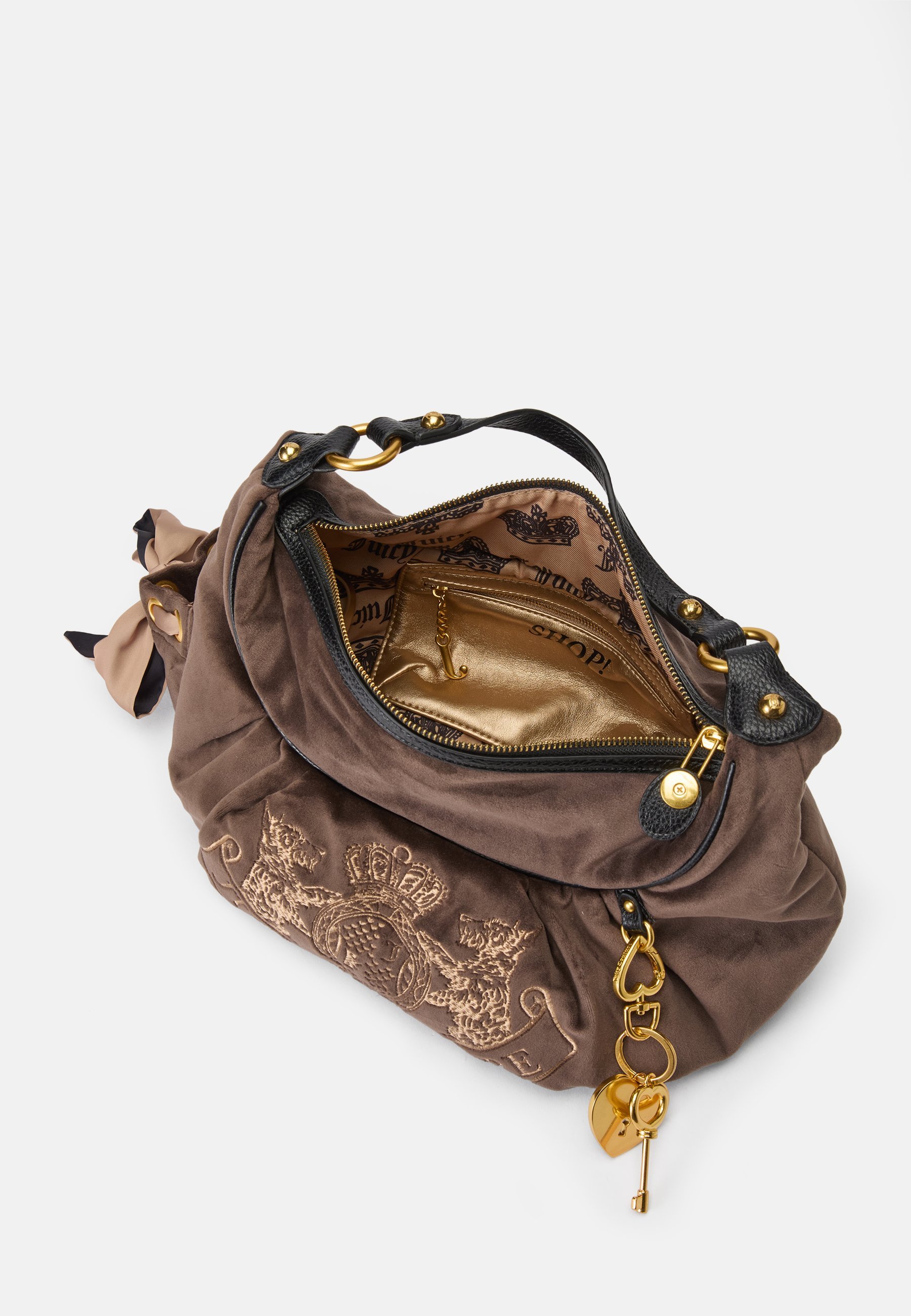 Juicy Couture MEDIUM HOBO - Kabelka - black
