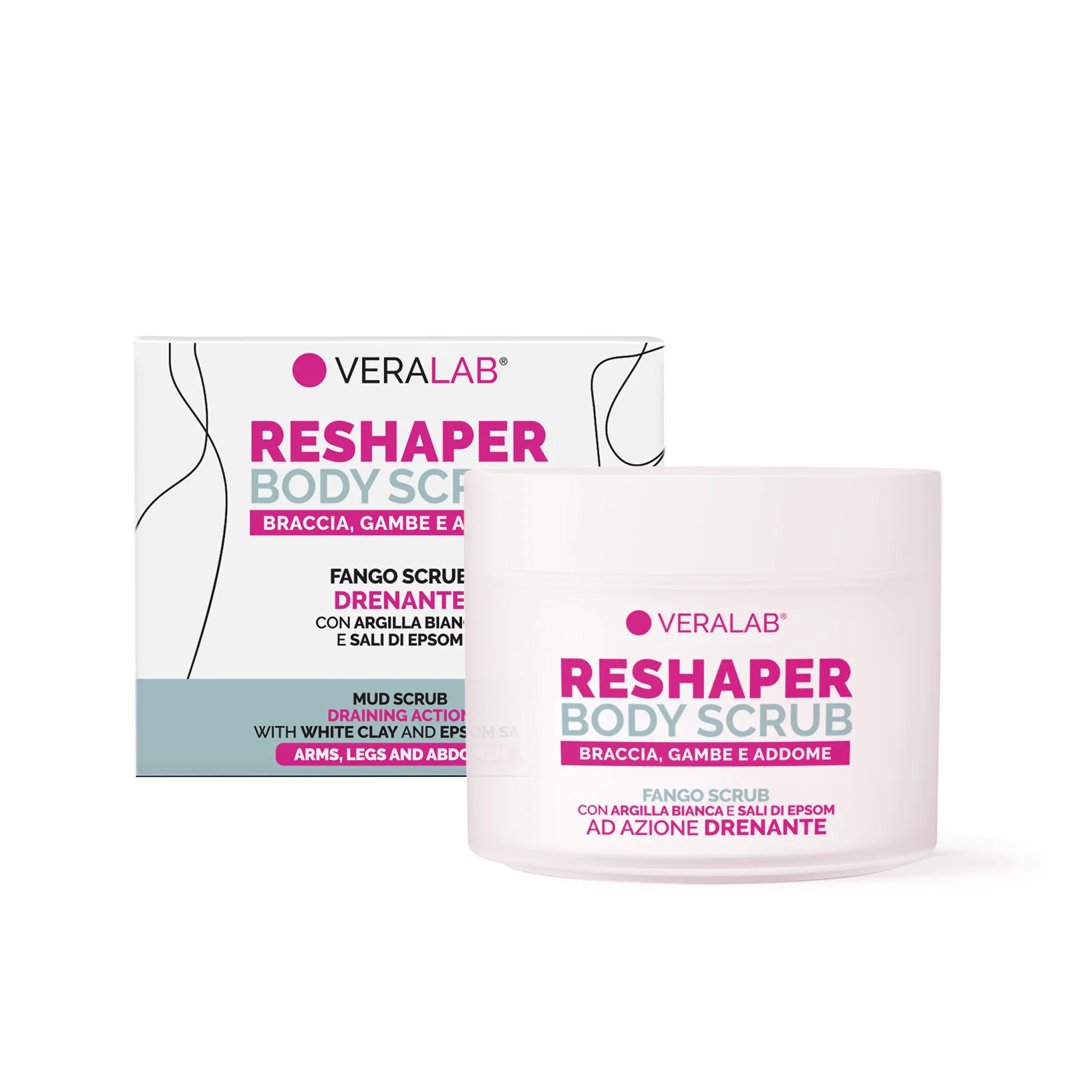 Esfolianti Corpo Reshaper Body Scrub - Esfoliante, Fango Anticellulite