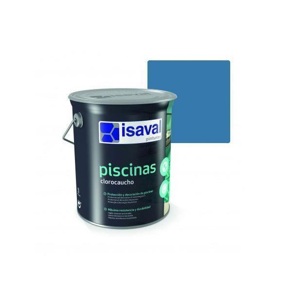 Vernice per piscine a base di gomma clorurata - ISAVAL - 5 kg - Bianca - Specifica - Per esterni - Monostrato