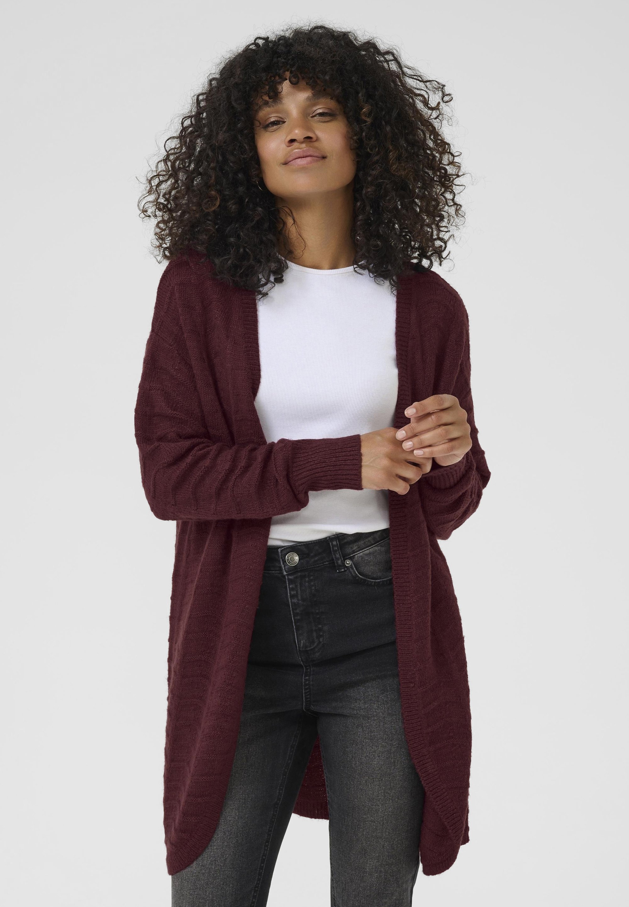 Kaffe EMRIA - Cardigan - windsorské víno