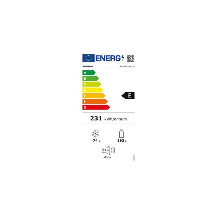 SAMSUNG Réfrigérateur combiné BRB70F26DES0
