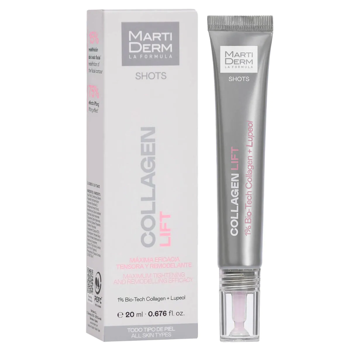 Martiderm Shots Collagen Lift Skoncentrowane serum ujędrniające do twarzy 20ml