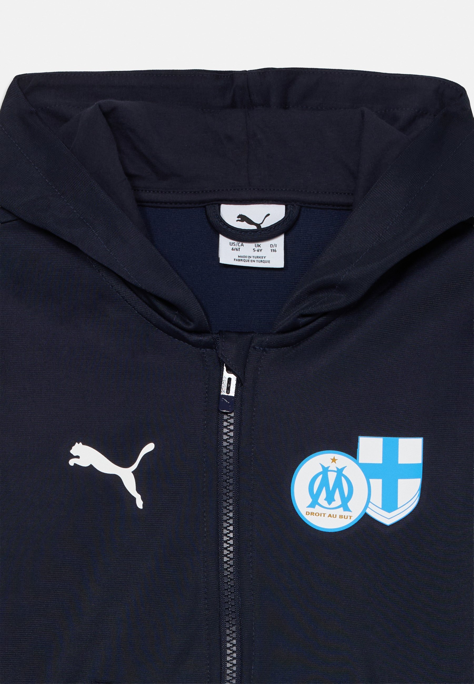 Puma OLYMPIQUE MARSEILLE CULTURE UNISEX SET - Trainingspak - nieuw marineblauw/wit