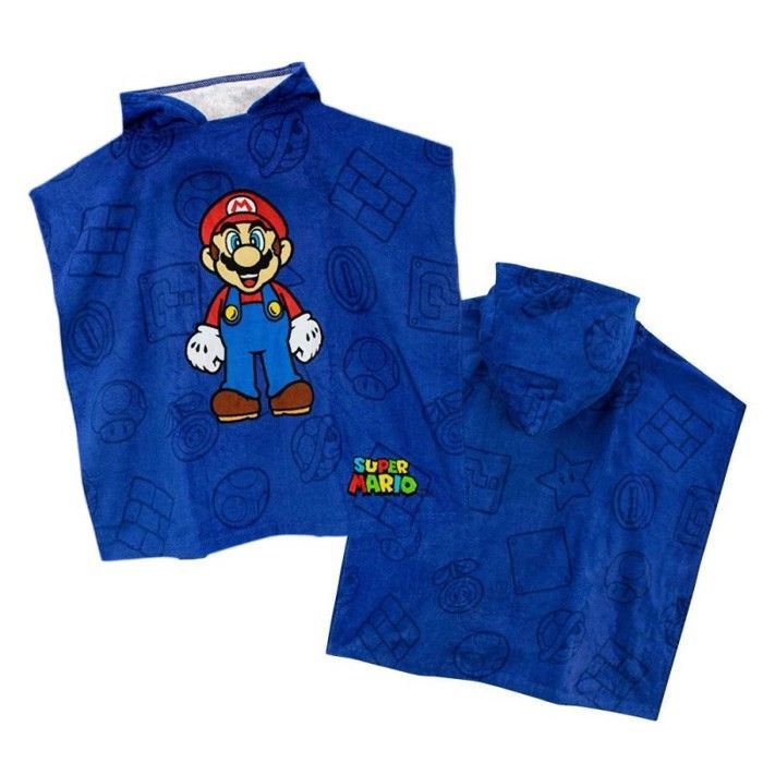 Poncho de baño de Super Mario Bros Nintendo