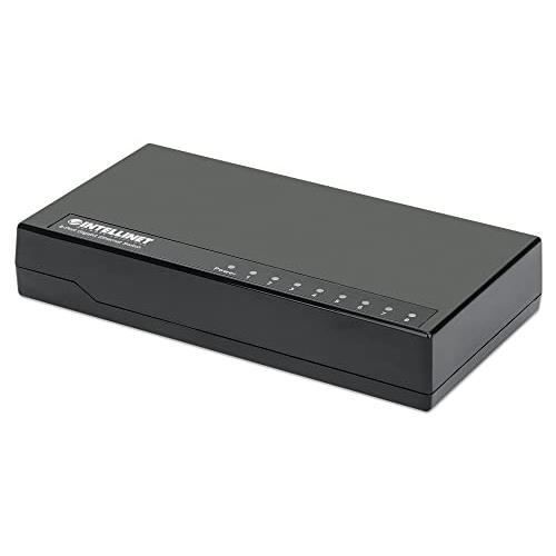 INTELLINET Switch réseau Gigabit 8 ports compact - Plug & Play, économie d'énergie