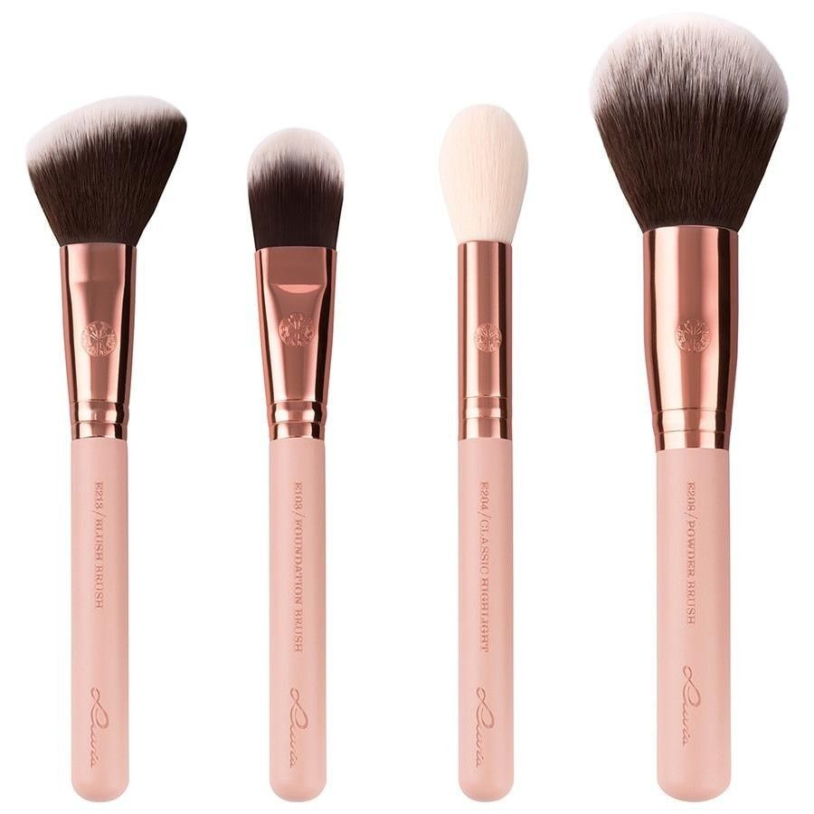 Sada štetcov Luvia Essential Brushes – ružovo-zlatý vintage štýl – 1 kus