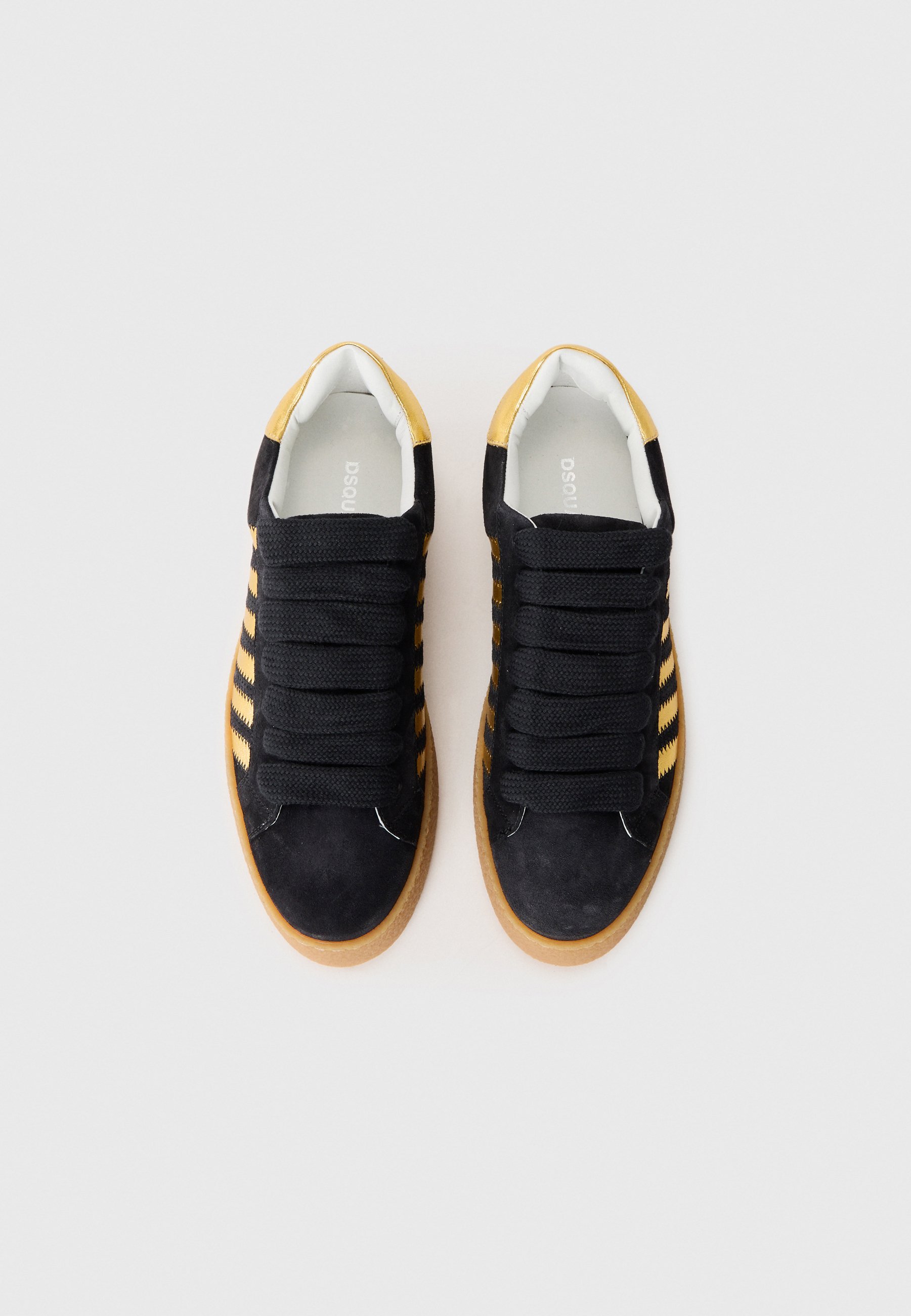 Dsquared2 sneakers - zwart/goudkleurig
